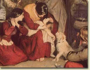 The Aran fisherman's drowned child,
                                                                door Frederick William Burton
                                                                National Gallery of Ireland, Dublin